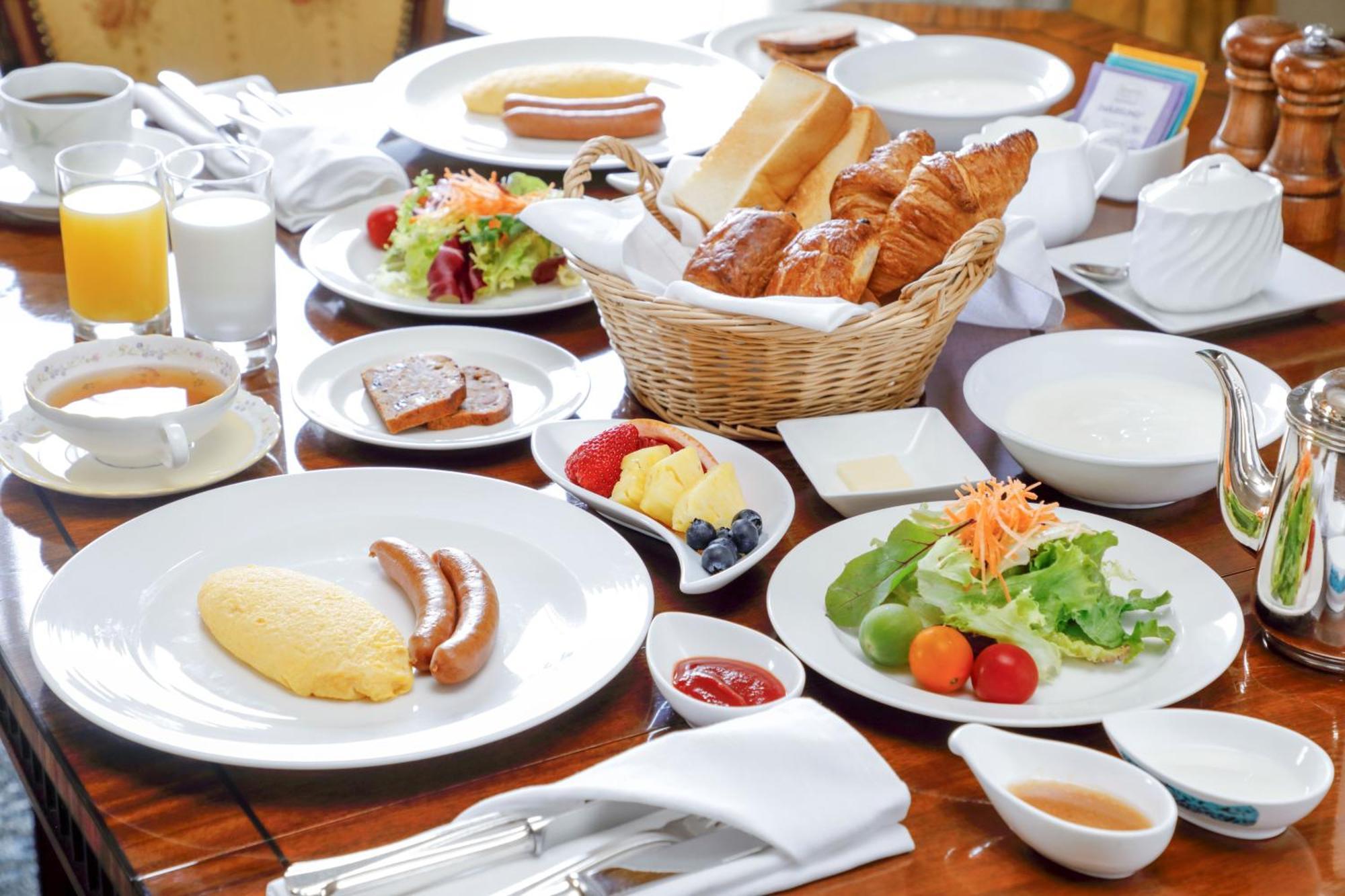 Premier Hotel -Tsubaki- Sapporo Kamer foto A typical Western breakfast